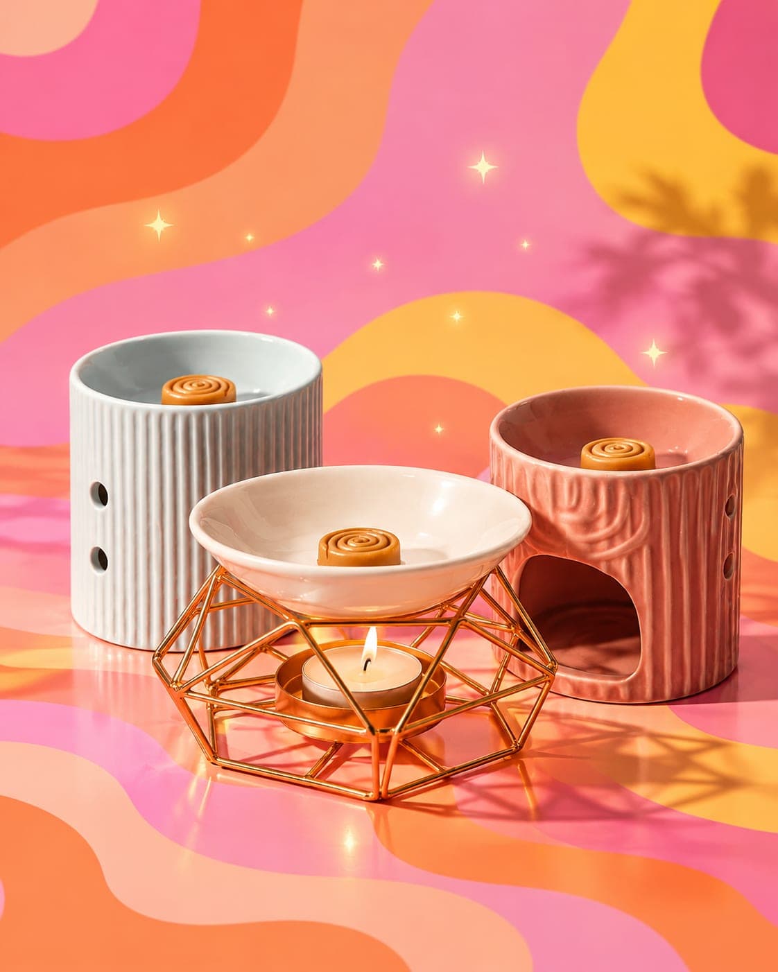 Queimadores artesanais Playful Candles