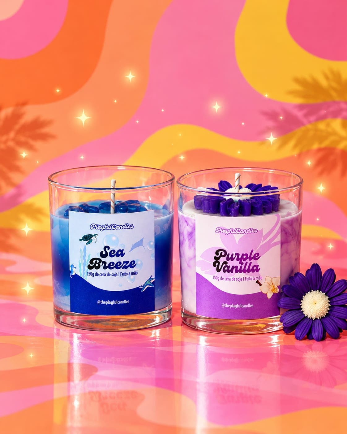 Velas de Copo artesanais Playful Candles