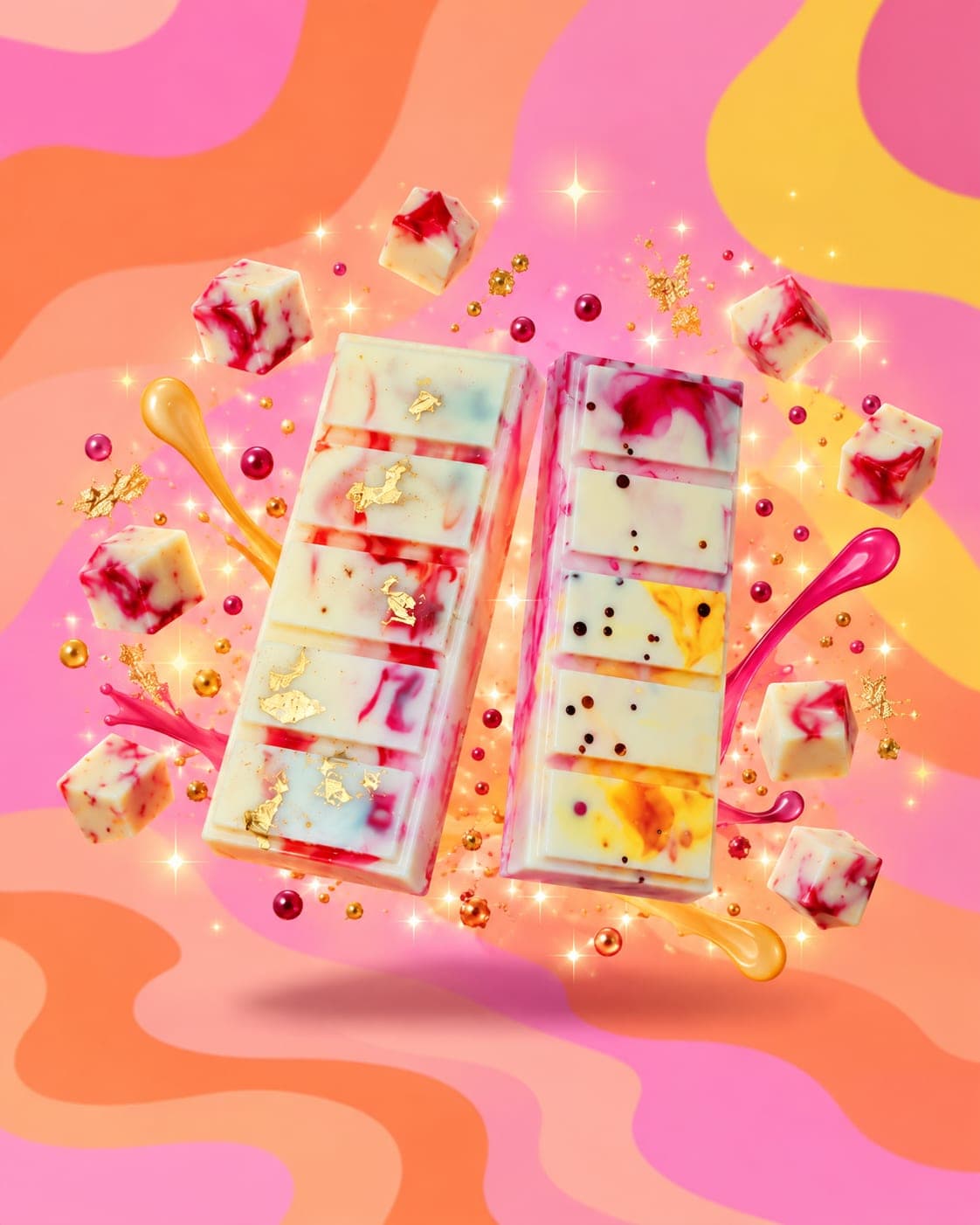 Snapbars artesanais Playful Candles